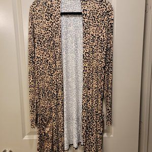 **5/$25** Zenana Lightweight Cheetah Cardigan